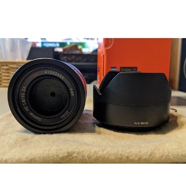 SONY 55mm f1.8 ZEISS 単焦点 美品35mmフルサイズ 焦点距離