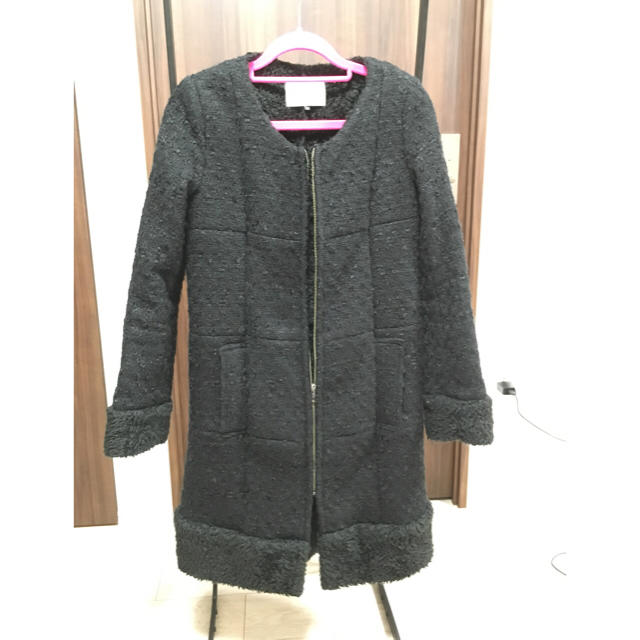 LE CIEL BLEU(ルシェルブルー)のルシェル♡ツイードコート mi♡さん レディースのジャケット/アウター(ロングコート)の商品写真