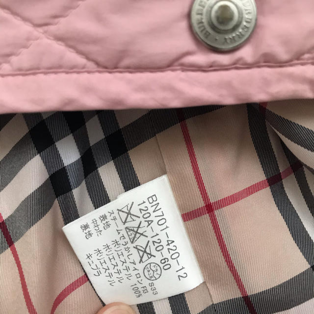 BURBERRY(バーバリー)のバーバリー　女児　薄手　コート　ジャケット キッズ/ベビー/マタニティのキッズ服女の子用(90cm~)(コート)の商品写真