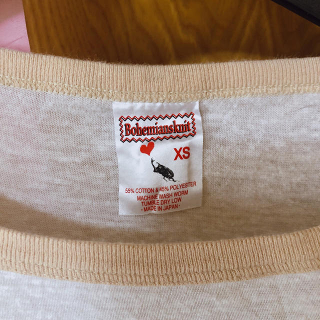 Bohemians(ボヘミアンズ)のBohemians ボヘミアンズ 半袖Tシャツ ユニセックス 日本製 レディースのトップス(Tシャツ(半袖/袖なし))の商品写真