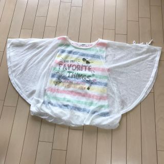 【中古】重ね着風シャツ♪ サイズ：160(Tシャツ/カットソー)