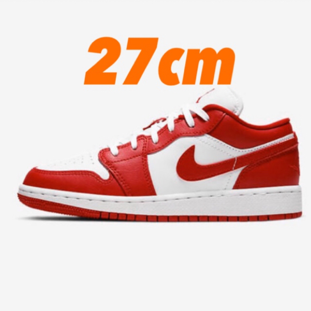 新品NIKE AIR JORDAN 1 LOW GYM RED 27cm