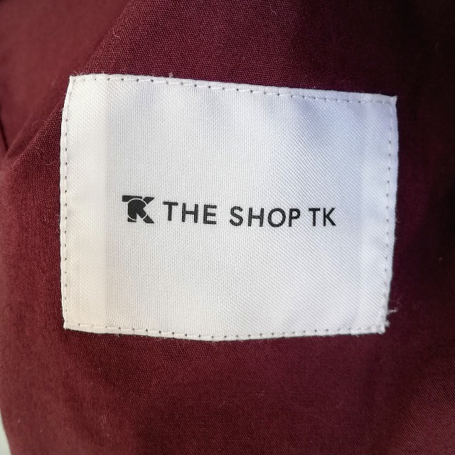 THE SHOP TK(ザショップティーケー)の【THE SHOP TK】コーチジャケット (赤 えんじ)  ナイロンジャケット メンズのジャケット/アウター(ナイロンジャケット)の商品写真