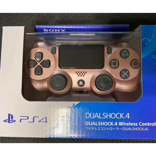 SONY(ソニー)のデュアルショック4 ps4 純正品　コントローラー　ローズゴールド エンタメ/ホビーのゲームソフト/ゲーム機本体(家庭用ゲーム機本体)の商品写真