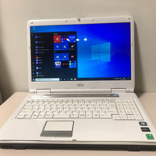 フジツウ(富士通)のノートパソコン 富士通 Windows10(ノートPC)