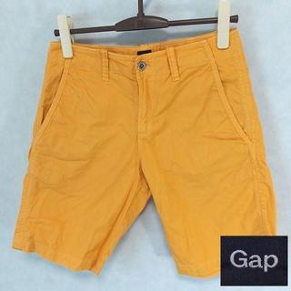 ギャップ(GAP)の【Gap】 美品 ギャップ オレンジ ショートデニム 綿100% サイズ28(ショートパンツ)