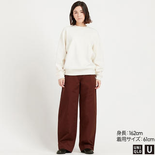 ユニクロ(UNIQLO)のユニクロU ワイドフィットカーブパンツ 61(カジュアルパンツ)