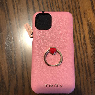 ミュウミュウ(miumiu)の新品未使用　miumiu iPhone11Pro スマホケース(iPhoneケース)