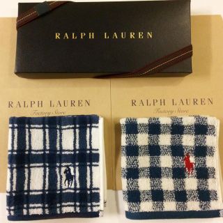 ラルフローレン(Ralph Lauren)のセール♪ギフト ラルフ タオルハンカチ(ハンカチ/ポケットチーフ)