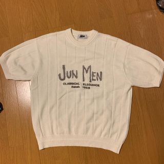 ジュンメン(JUNMEN)のJUN MEN  サマーニット　白(ニット/セーター)