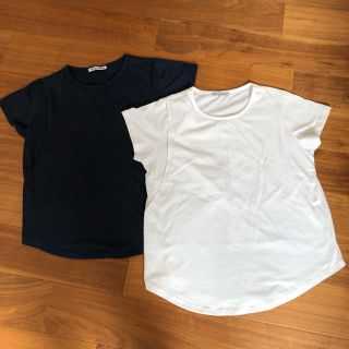 ベルメゾン(ベルメゾン)の【授乳服】Tシャツ　カットソー　2枚セット(マタニティトップス)