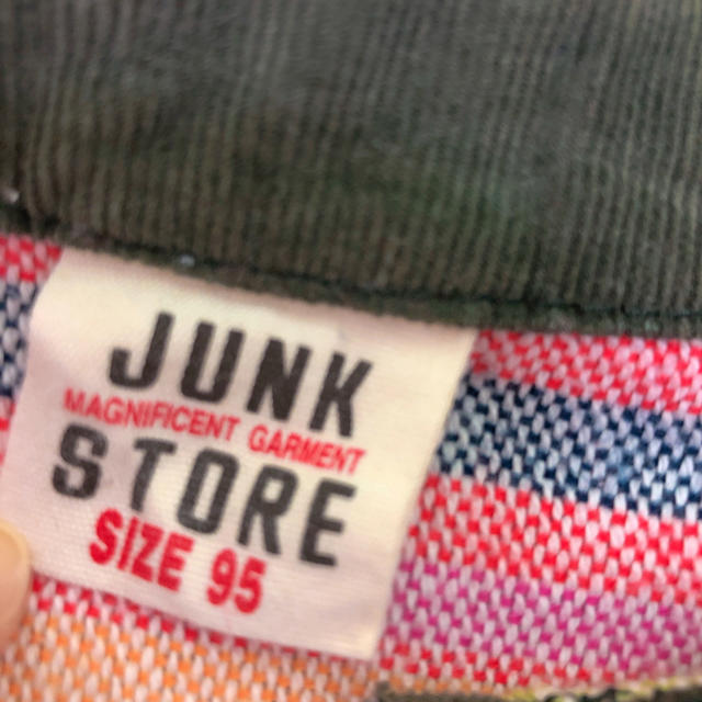 JUNK STORE(ジャンクストアー)のコーデュロイジャケット　95 キッズ/ベビー/マタニティのキッズ服女の子用(90cm~)(ジャケット/上着)の商品写真