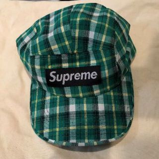 シュプリーム(Supreme)のsupreme キャップ 緑 レア(キャップ)