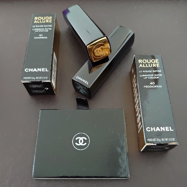 CHANEL(シャネル)の専用ページ***新品CHANEL口紅&140cmセットアップ コスメ/美容のベースメイク/化粧品(口紅)の商品写真