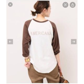 アメリカーナ(AMERICANA)のamericana (Tシャツ(長袖/七分))