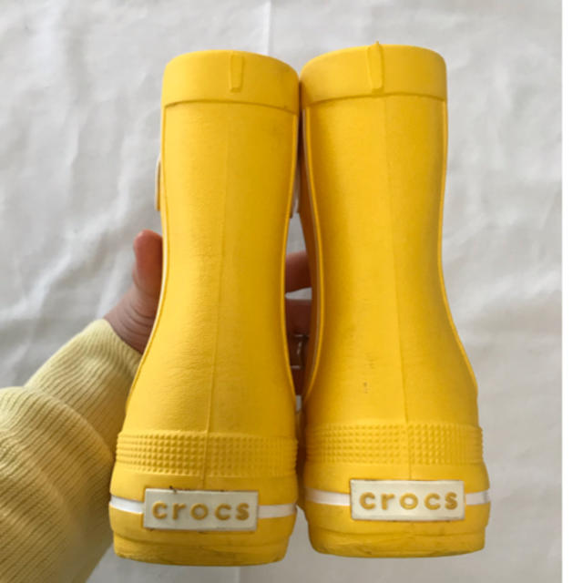 CROSS(クロス)のcrocs レインブーツ　15.5〜16.5cm キッズ/ベビー/マタニティのキッズ靴/シューズ(15cm~)(長靴/レインシューズ)の商品写真