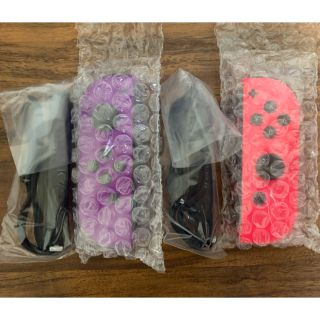 ニンテンドースイッチ(Nintendo Switch)の新品　NINTENDO switch ネオンパープル&ネオンピンクセット(その他)