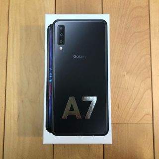 サムスン(SAMSUNG)のGalaxy A7 ブラック　64GB(スマートフォン本体)