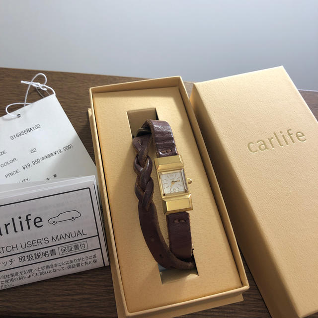 carlife(カーライフ)のcarlife 牛革　腕時計 レディースのファッション小物(腕時計)の商品写真