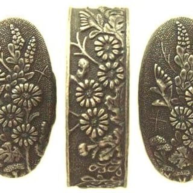 【一部予約!】
縁頭鐺3点セット 華菊(40mm) nky-87 武具 【一部予約!】
縁頭鐺3点セット 華菊(40mm) nky-87 武具