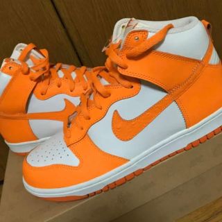 ナイキ(NIKE)のNIKE dunk 26.5cm オレンジ　ダンク　high シラキュース(スニーカー)