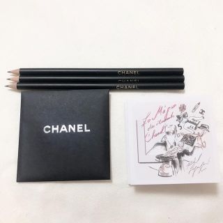 シャネル(CHANEL)の売り切れ御免【珍しい★ゴールド文字】新品未使用♡CHANEL鉛筆(鉛筆)