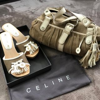 セリーヌ(celine)のセリーヌ　サンダルとバックセット(サンダル)