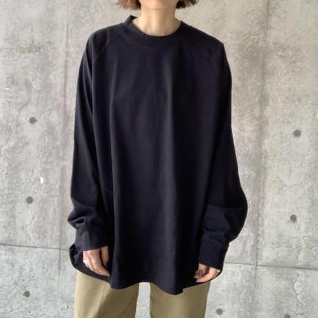 ファシルFASHIRUラグランスリーブcottonロング丈カットソーA20316の ... ファシルFASHIRUラグランスリーブcottonロング丈カットソーA20316