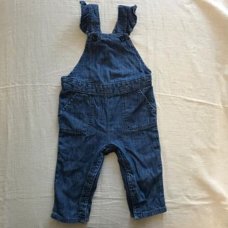 ギャップキッズ(GAP Kids)のgap✳︎デニムオーバーオール  3-6months 60cm(ロンパース)