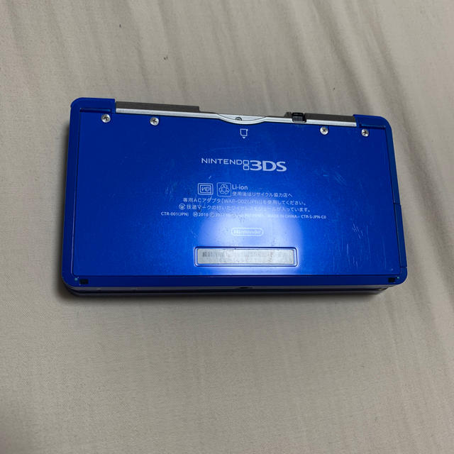 ニンテンドー3DS(ニンテンドー3DS)のNintendo 3DS コバルトブルー エンタメ/ホビーのゲームソフト/ゲーム機本体(携帯用ゲーム機本体)の商品写真