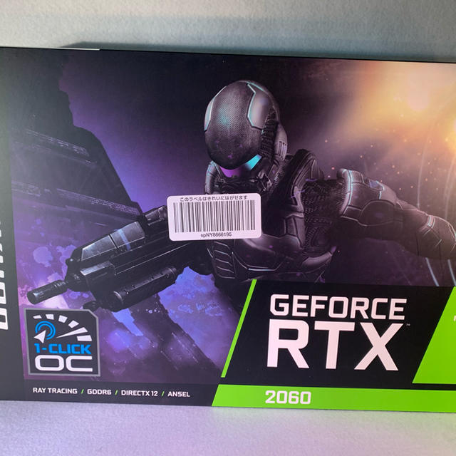 新品 GEFORCE RTX 2060 GG-RTX2060-E6GB/DF