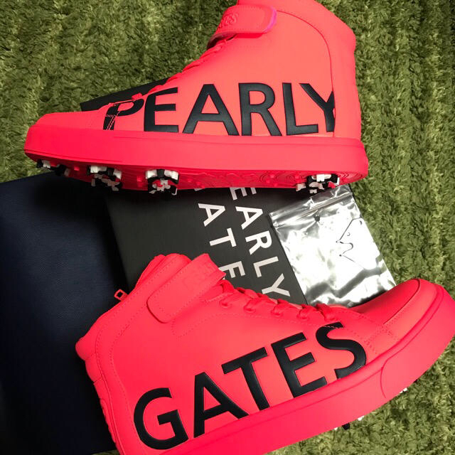 PEARLY GATES - 新品未使用 PEARLY GATES サイドロゴミドルカット