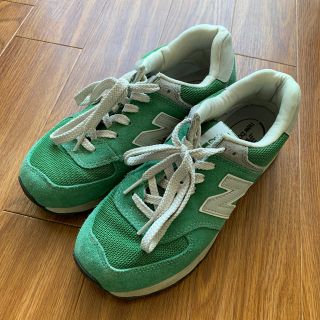 ニューバランス(New Balance)のニューバランス　 classic574 グリーン 24.5cm(スニーカー)