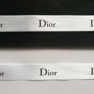 クリスチャンディオール(Christian Dior)のDior 包装用リボン 白(ラッピング/包装)