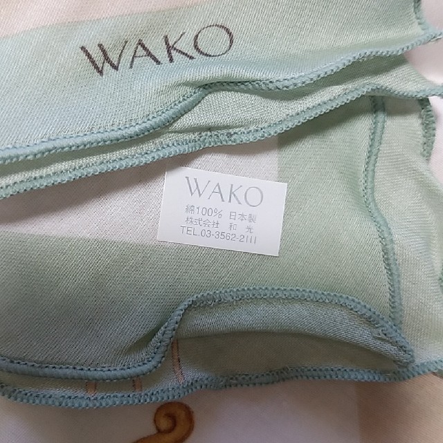 和光堂(ワコウドウ)の和光　WAKO  ハンカチ　新品　未使用 レディースのファッション小物(ハンカチ)の商品写真