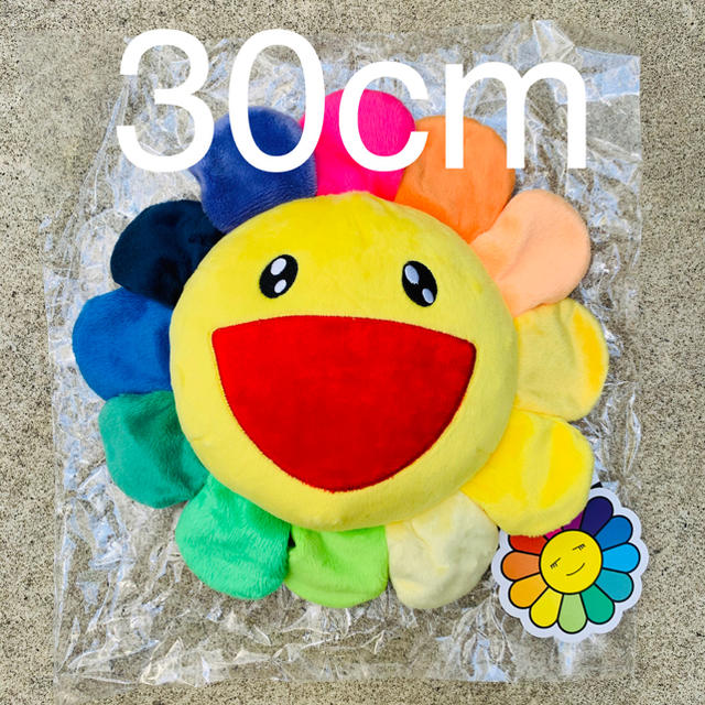 新品】 お花クッション ブラック 30cm 村上隆 ジンガロ