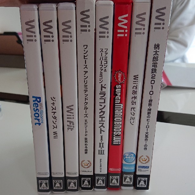 Wii(ウィー)のWiiソフト 7本 エンタメ/ホビーのゲームソフト/ゲーム機本体(家庭用ゲームソフト)の商品写真