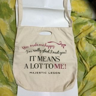 マジェスティックレゴン(MAJESTIC LEGON)の値下げ可能【未使用】マジェ トートバック(トートバッグ)