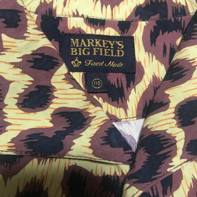 MARKEY'S(マーキーズ)のMARKEY’S  レオパード半袖シャツ110㎝🐯 キッズ/ベビー/マタニティのキッズ服男の子用(90cm~)(ブラウス)の商品写真