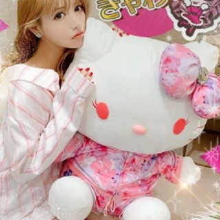 レディー(Rady)のキティちゃん トロピカルフラワー トロフラ 巨大ぬいぐるみ(ぬいぐるみ)