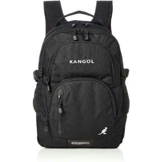 カンゴール(KANGOL)の新品送料無料KANGOLカンゴールリュック 防水レインカバー付属軽量PC収納黒(リュック/バックパック)