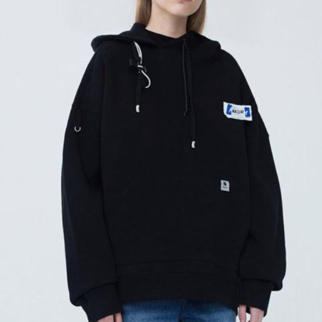 adererror 2020ss rivet label hoodie