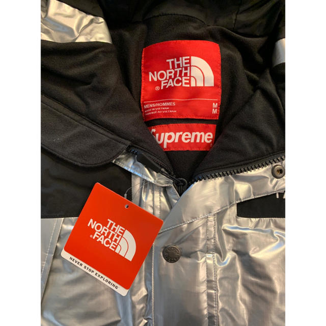 新品未使用 M supreme the north face metallic 【コンビニ受取対応