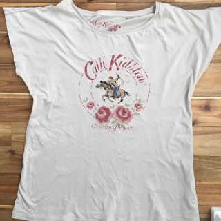 キャスキッドソン(Cath Kidston)のCath Kidston X UNIQLOコラボTシャツsize:XL(Tシャツ(半袖/袖なし))