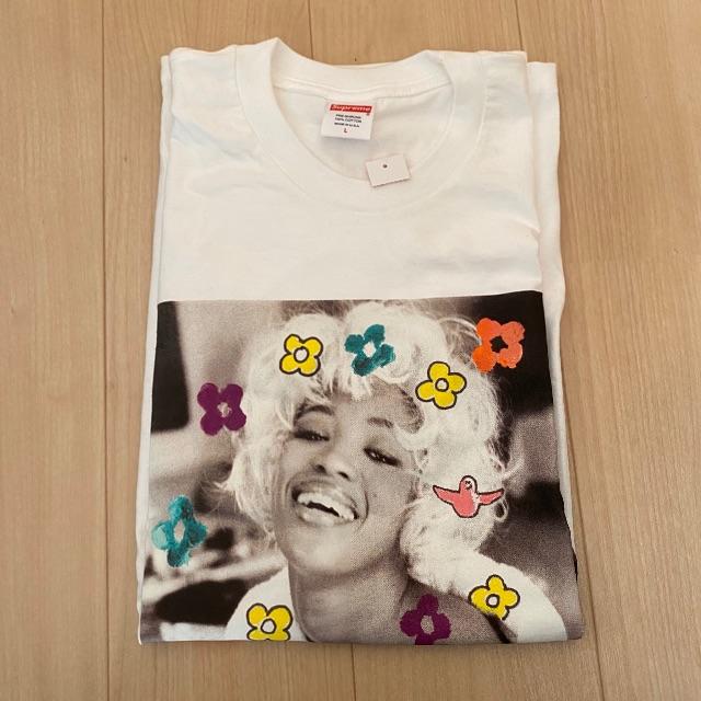 supreme 20ss naomi tee white Lサイズ