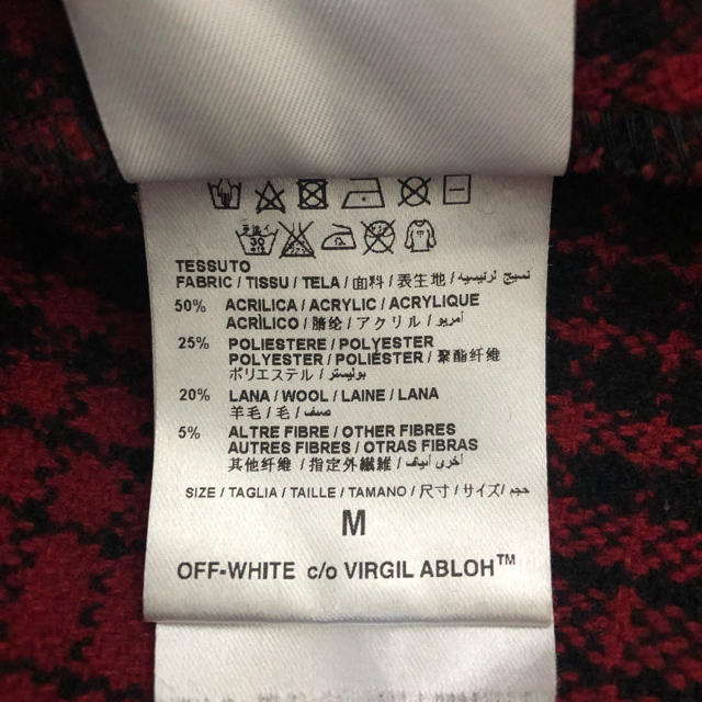 OFF-WHITE(オフホワイト)の【大幅値下げ！】off-white 16AW チェックシャツ メンズのトップス(シャツ)の商品写真