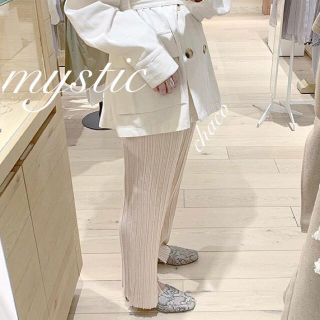 ミスティック(mystic)の僅か⚠️¥7020 mystic ランダムリブパンツ(カジュアルパンツ)