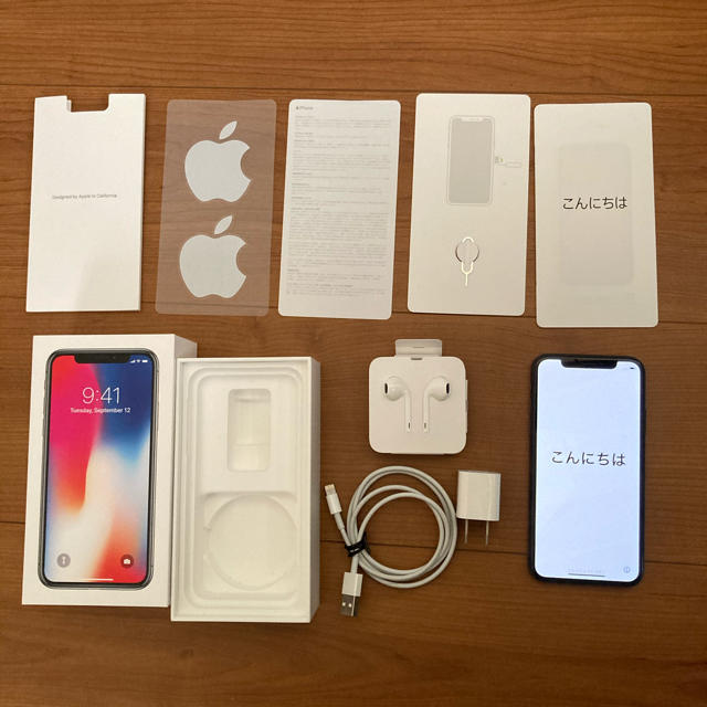 【美品】iPhonex 64GB スペースグレイ　SIMロック解除済み