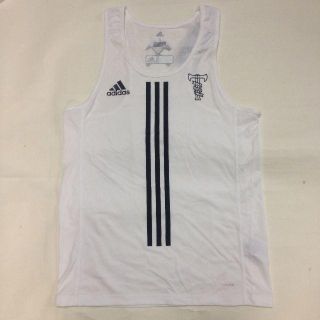 アディダス(adidas)の【Sサイズ】Tinman Elite White Singlet(adidas)(ウェア)