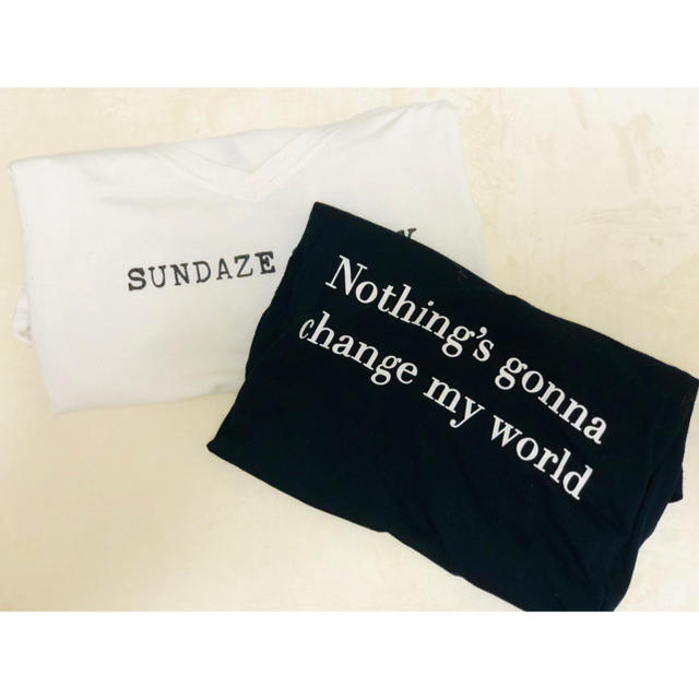 GYDA(ジェイダ)の♥♡GYDA White×Black ♡♥ レディースのトップス(Tシャツ(半袖/袖なし))の商品写真